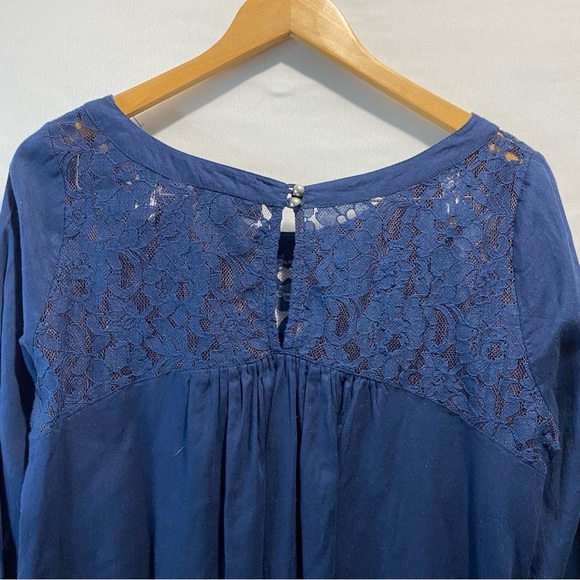 Rock & Roll Fairy Cowgirl Deep Blue Embroidered Western Top medium - Picture 6 of 14